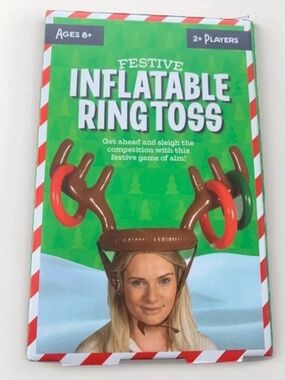 Festive Inflatable Ring Toss Game - brand new sealed